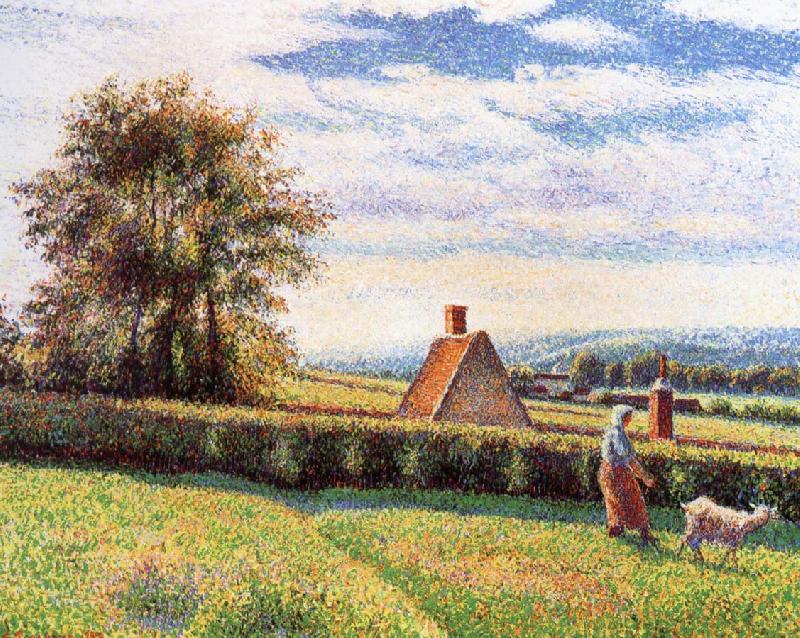 Camille Pissarro Women and the sheep Germany oil painting art